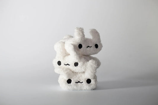 ababoon Soft Square Cute Rabbit Plush Toy Soft Fur