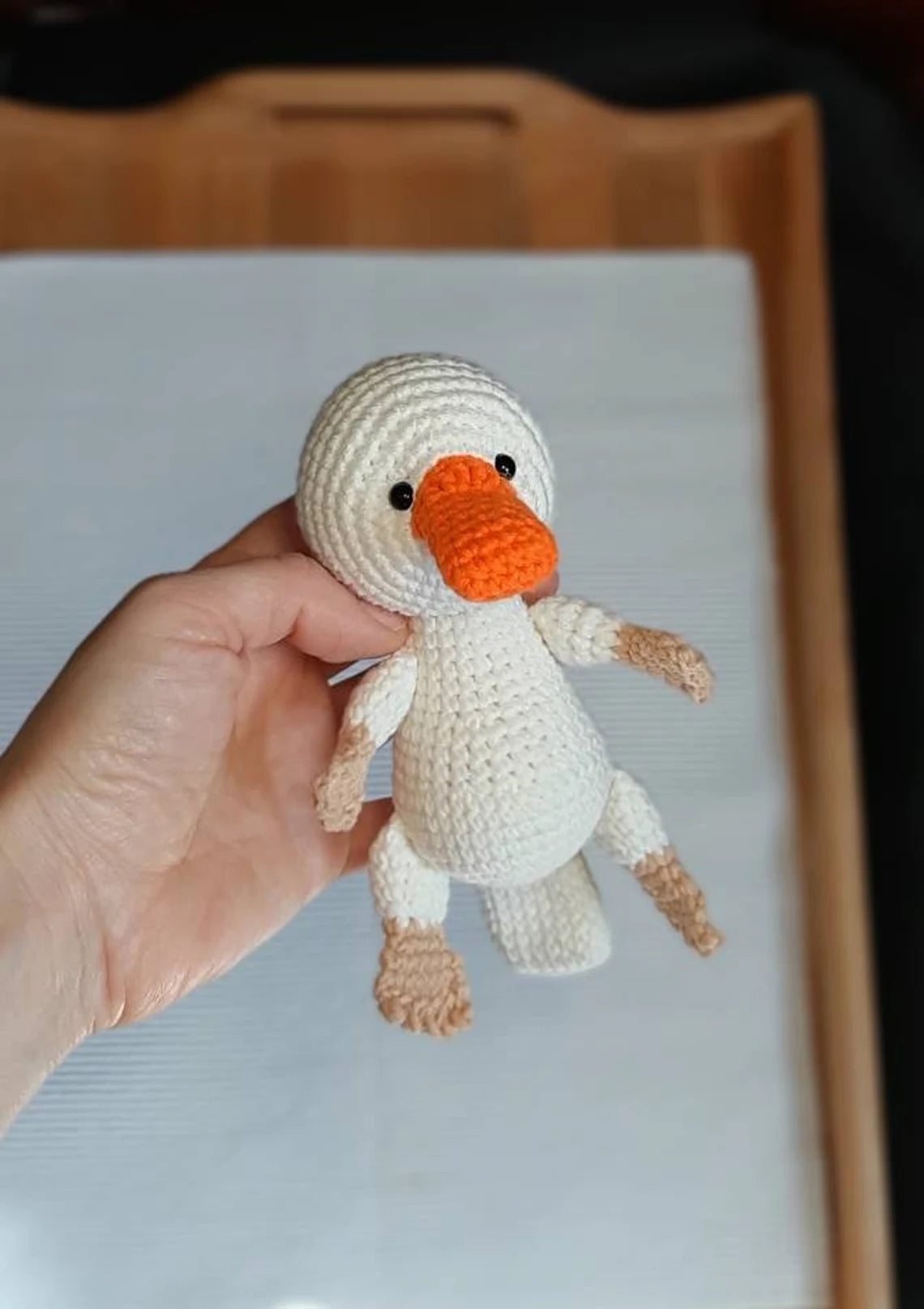 fluid bear Platypus crochet toy and baby rattle stuffed platypus toy platypus Infant toys gift box