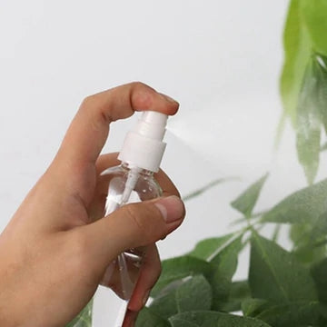 ALL4DETAIL 30PCS TRANSPARENT EMPTY SPRAY BOTTLES 50ML PLASTIC MINI REFILLABLE CONTAINER EMPTY COSMETIC CONTAINERS